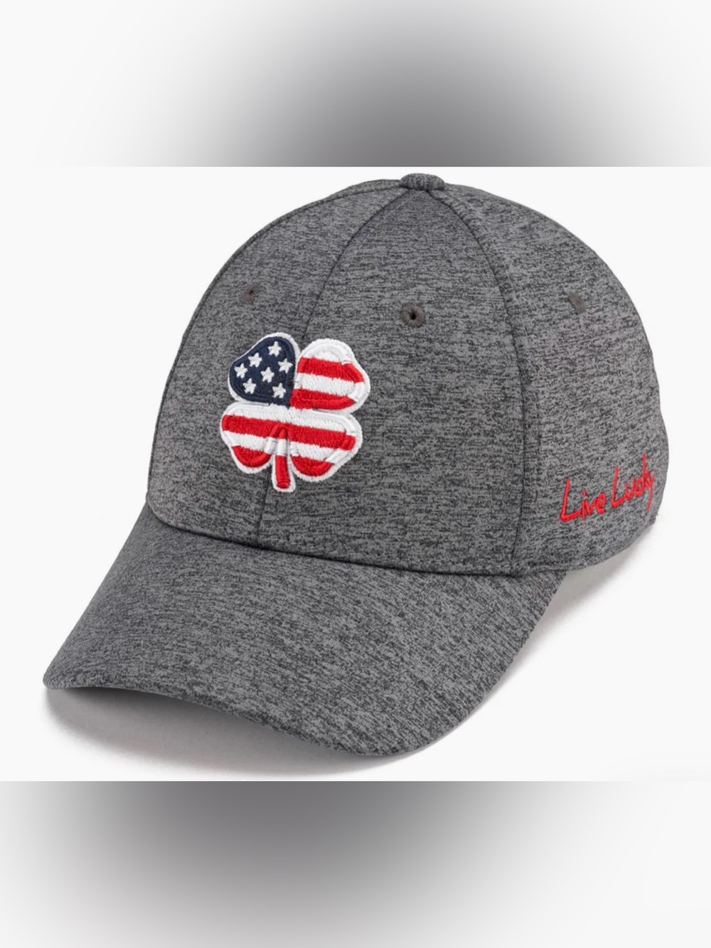 UEC BLACK CLOVER USA Flag Heather Men’s Hat Sz L/XL